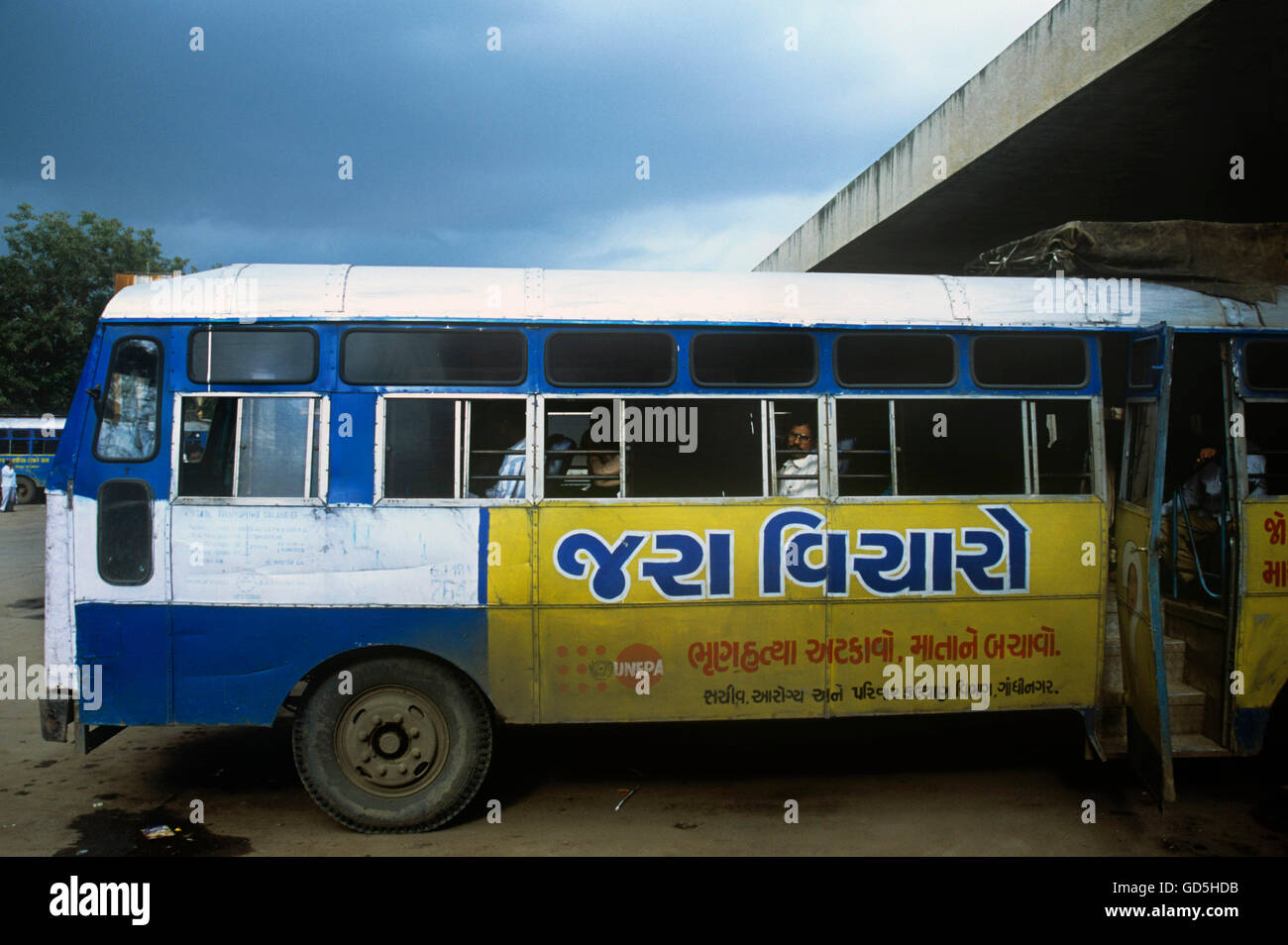 Ein Staat Transportbus Stockfoto