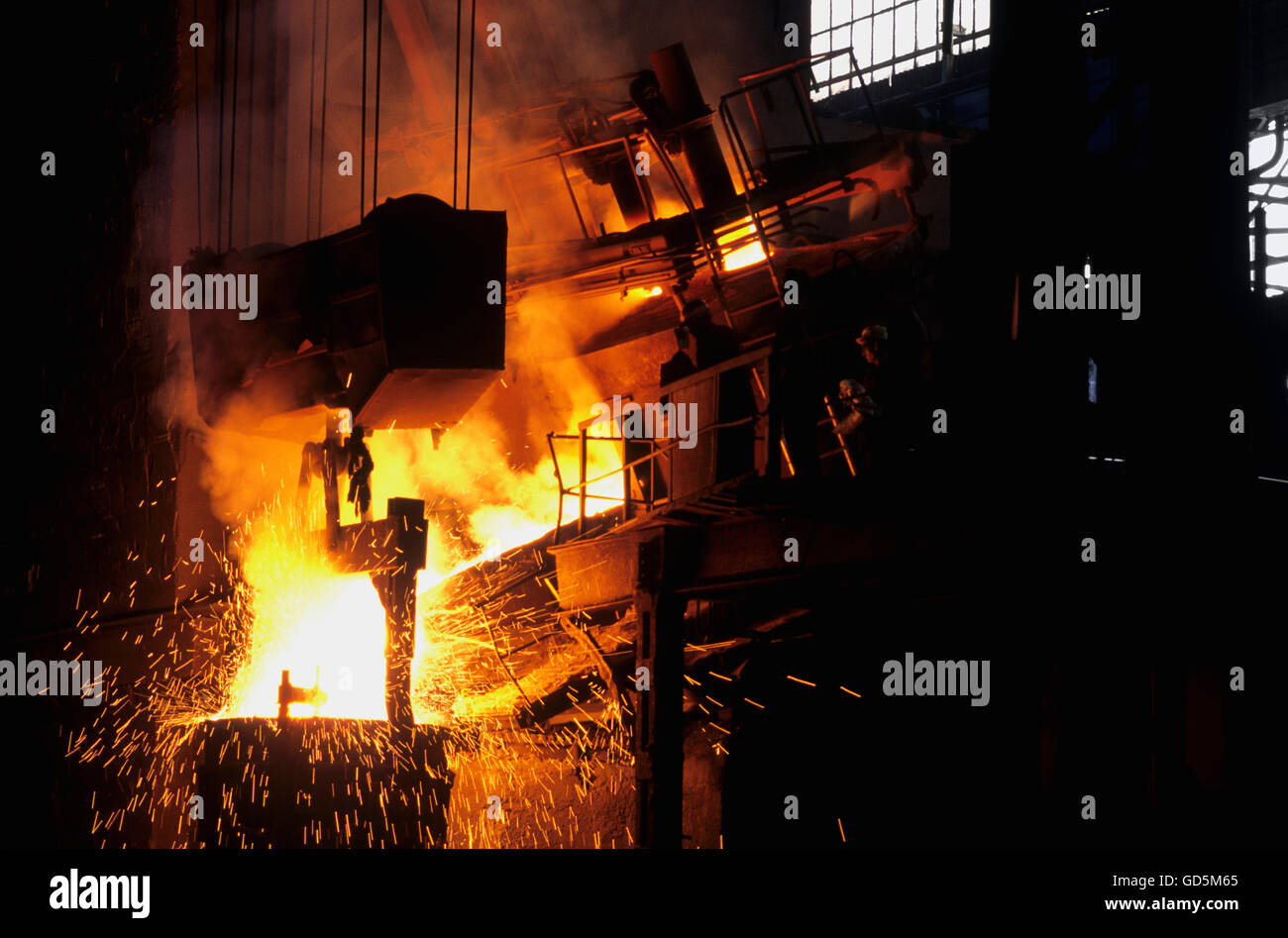Fabrik Stockfoto