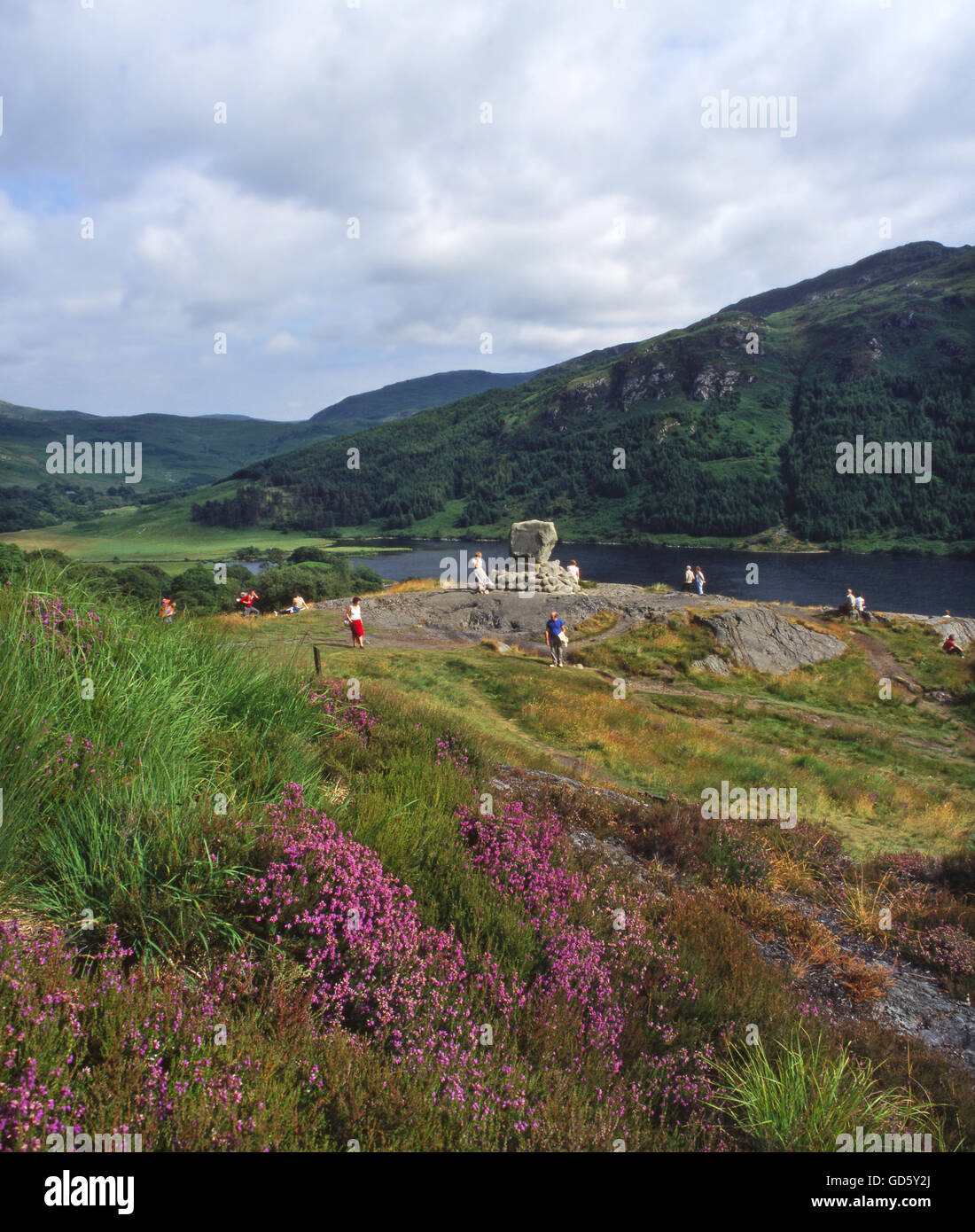 Bruces Stein, Glen Trool, Dumfries & Galloway, Schottland. Stockfoto