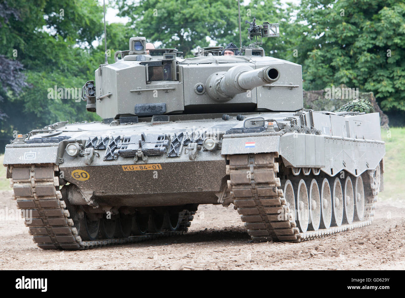 Leopard 2A4 (Niederlande) Tank beim Tankfest 2016 Stockfoto