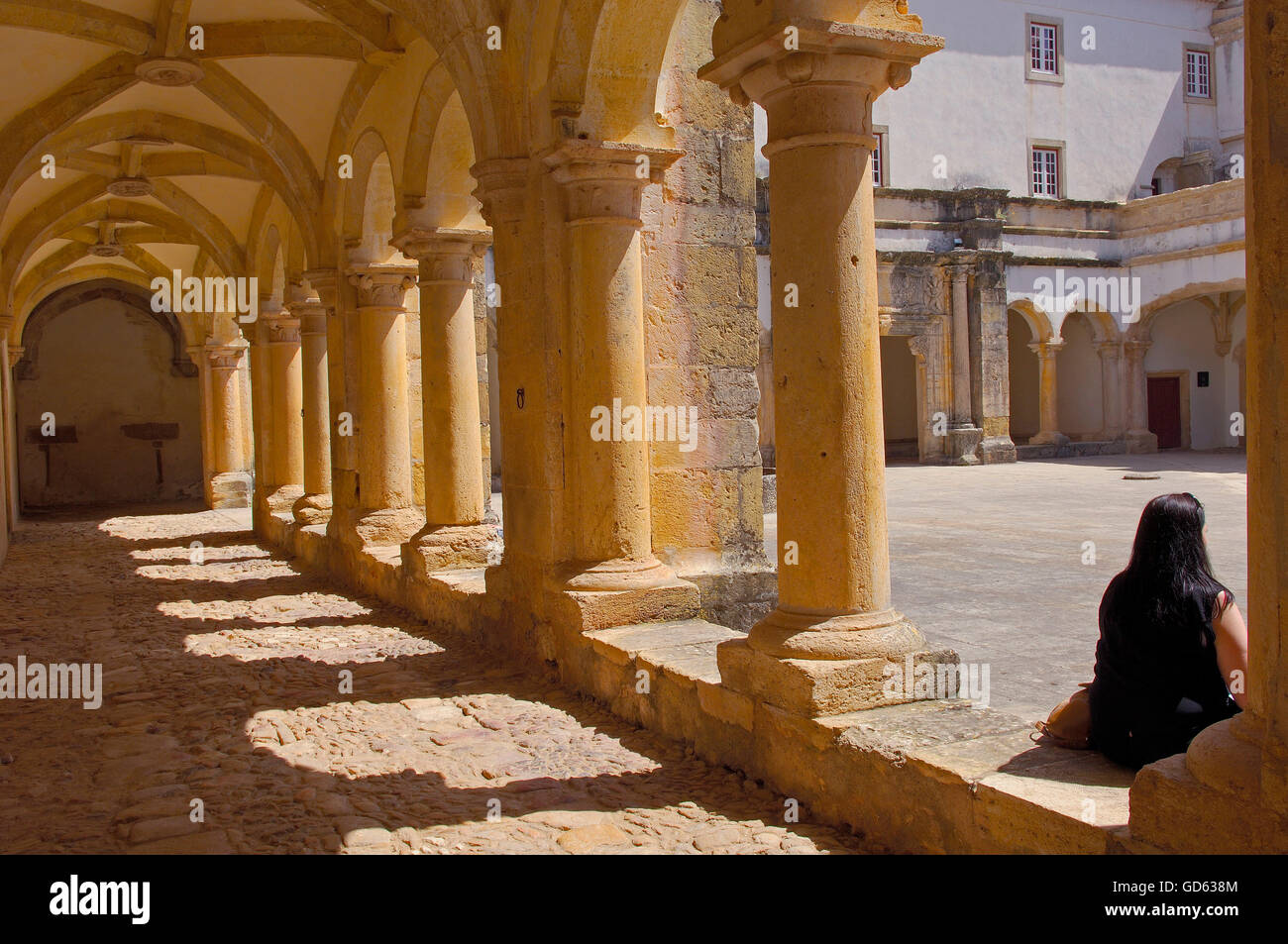 Tomar, Kloster des Ordens Christus, Santarem District, Ribatejo, Portugal Stockfoto