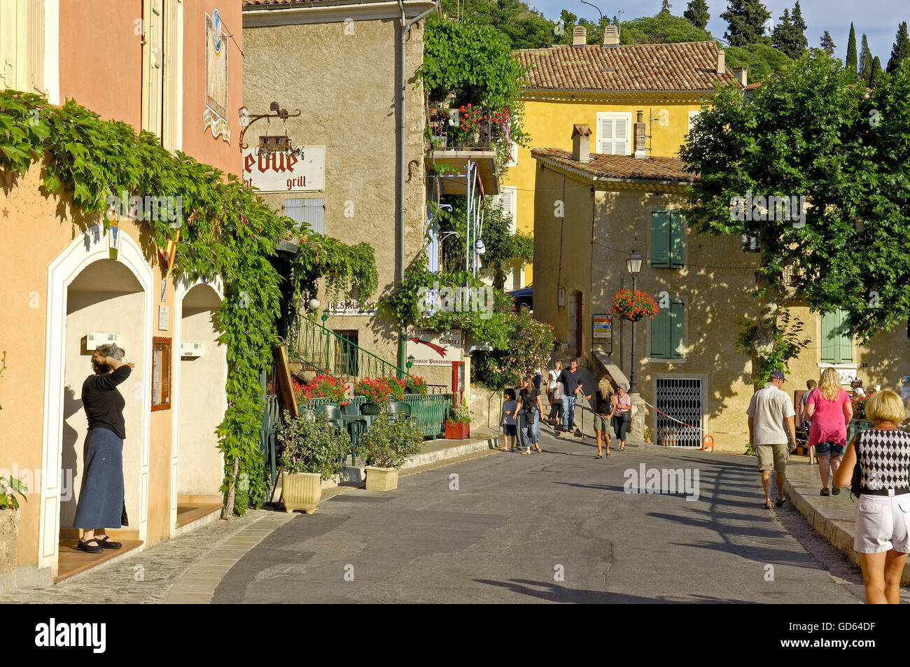 Moustiers Sainte Marie, Alpes de Haute Provence, Provence, Frankreich, Europa Stockfoto