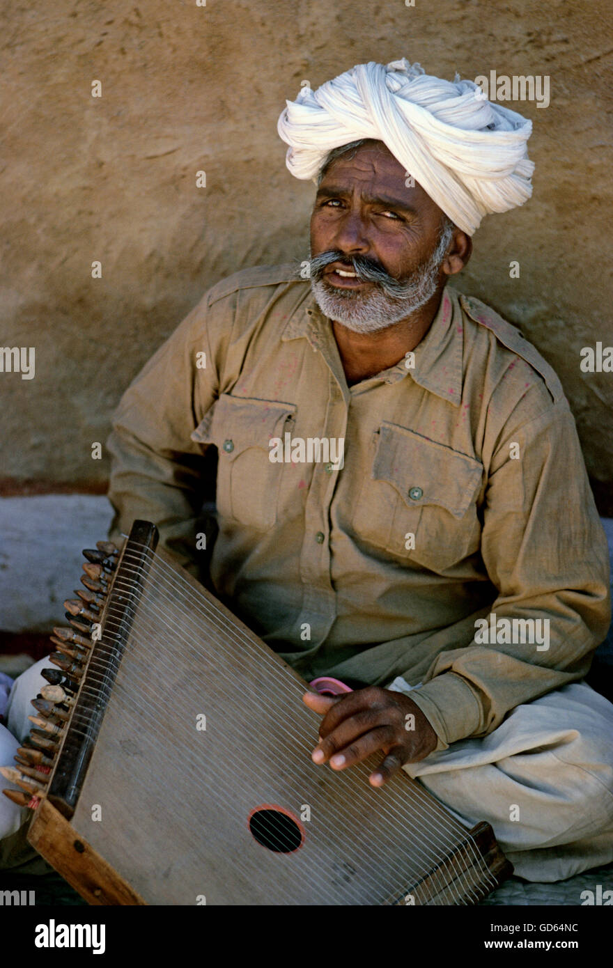 Manganiyar Musiker Stockfoto