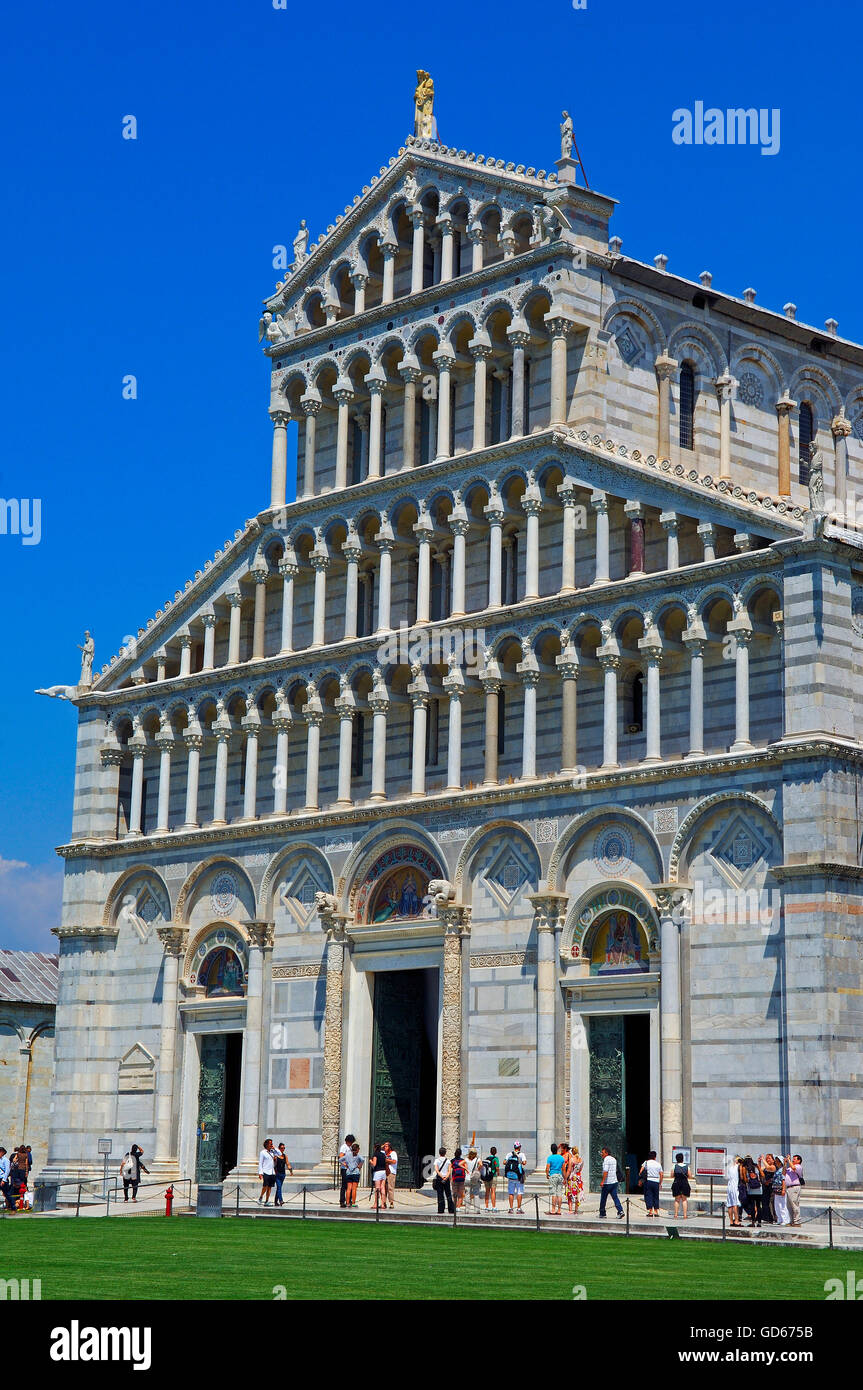 Pisa, Dom, Duomo, Piazza del Duomo, Cathedral Square, Campo dei Miracoli, UNESCO-Weltkulturerbe, Toskana, Italien, Stockfoto