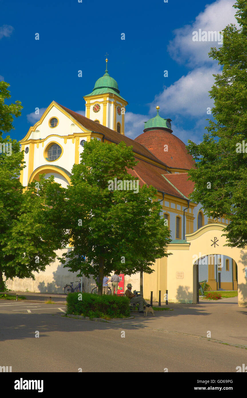 Friedberg, Wallfahrtskirche Herrgottsruh, Schwaben, Bayern, Aichach-Friedberg Landkreis, Deutschland, Europa, Stockfoto