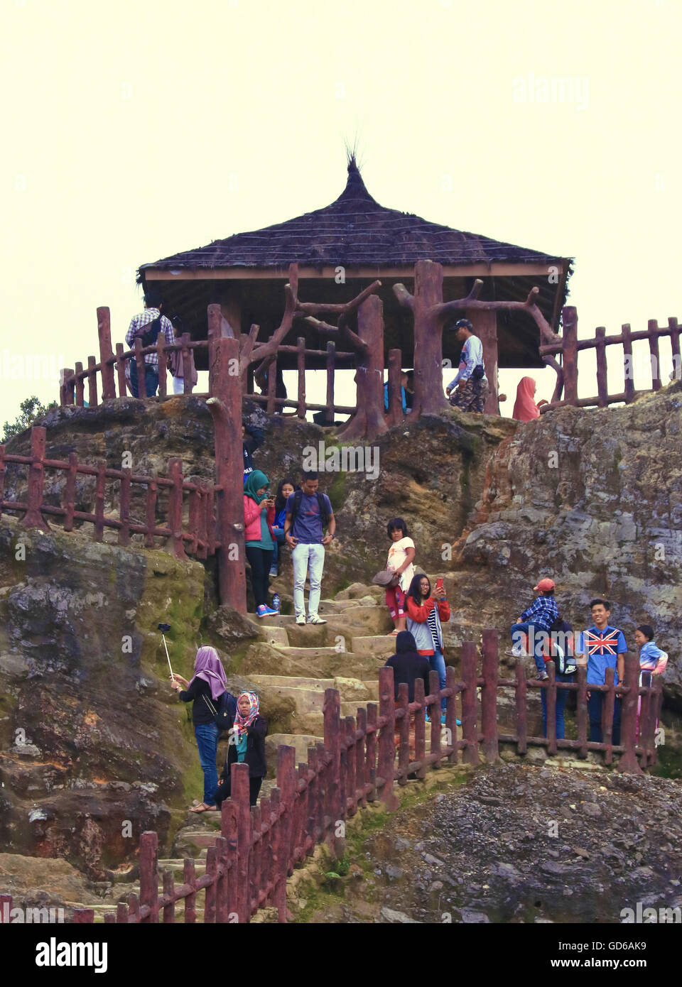 Menschen im Urlaub... Stockfoto