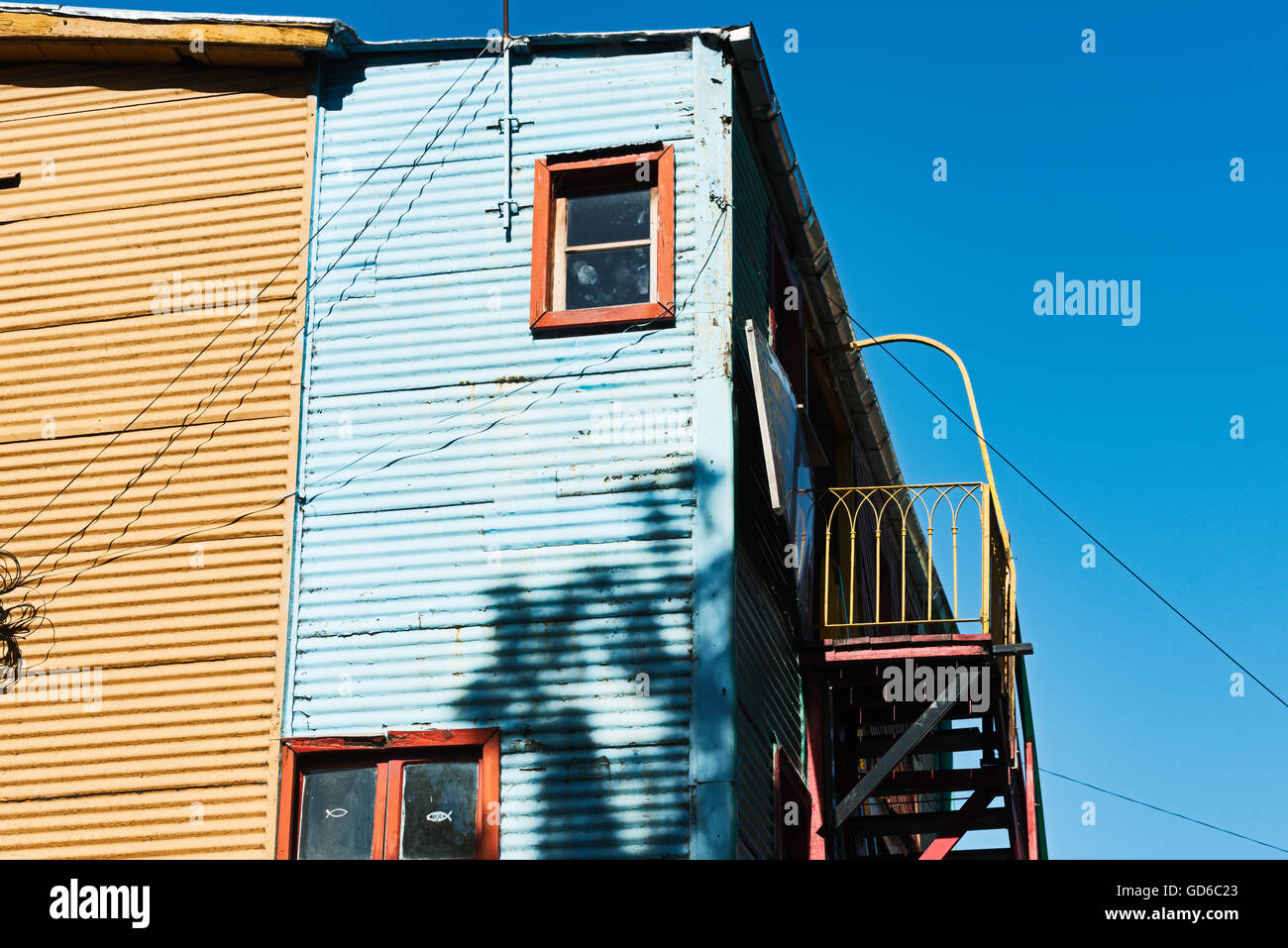 Caminito, La Boca, Buenos Aires, Argentinien Stockfoto