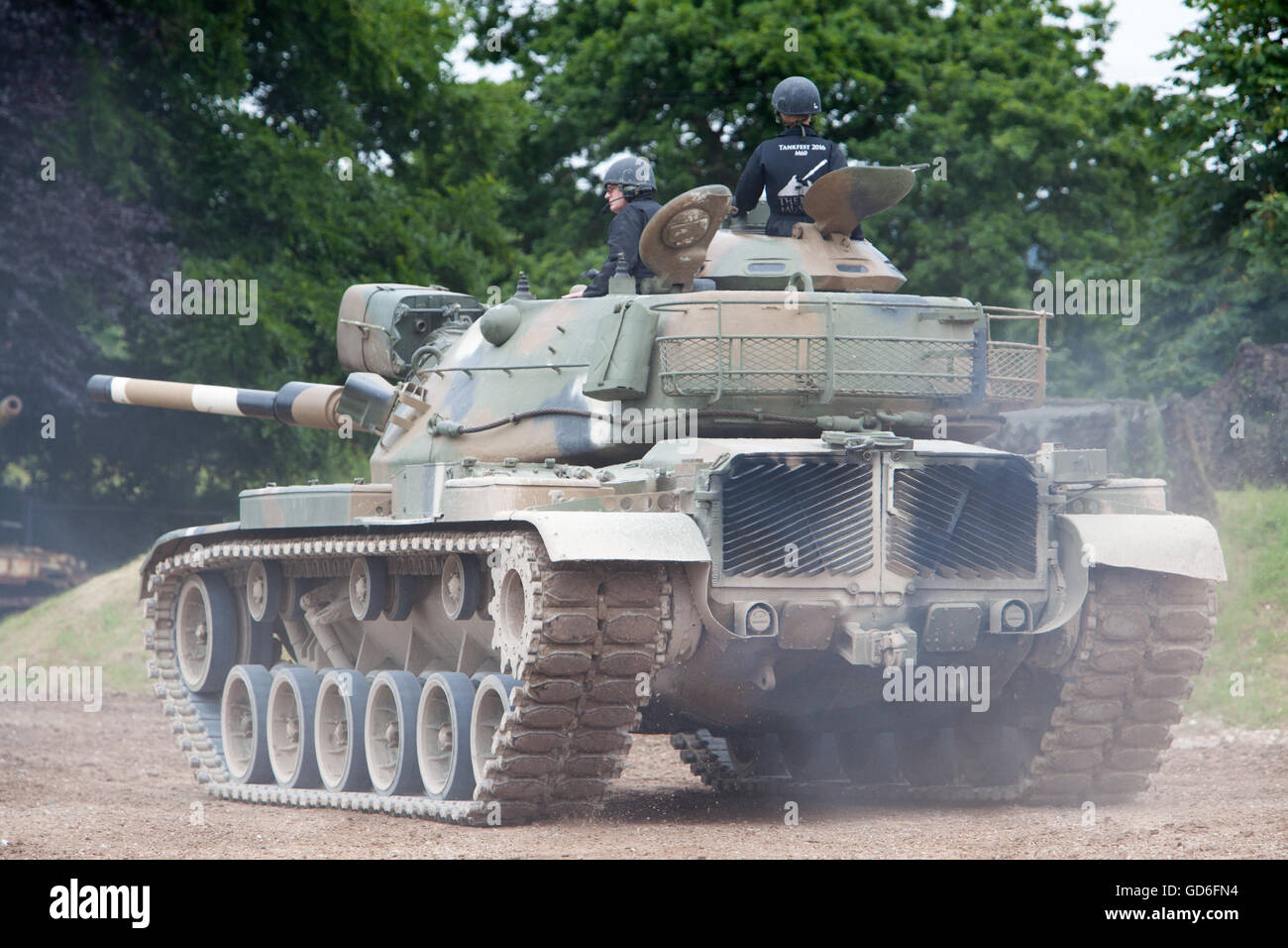 M60 Amerikanischer Panzer - beim Tankfest 2016 Stockfoto