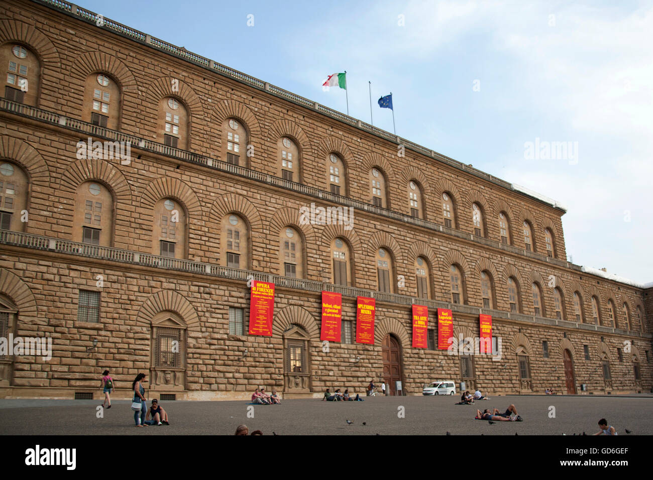 Das Palazzo Pitti Palazzo Pitti, Florenz FirenzeItalien