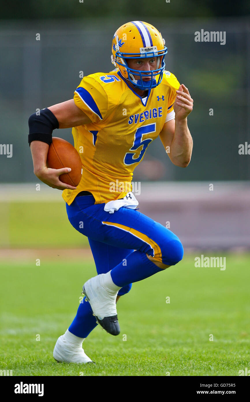 American Football European Championship 2010 Frankreich vs. Schweden, Wetzlar, Hessen Stockfoto