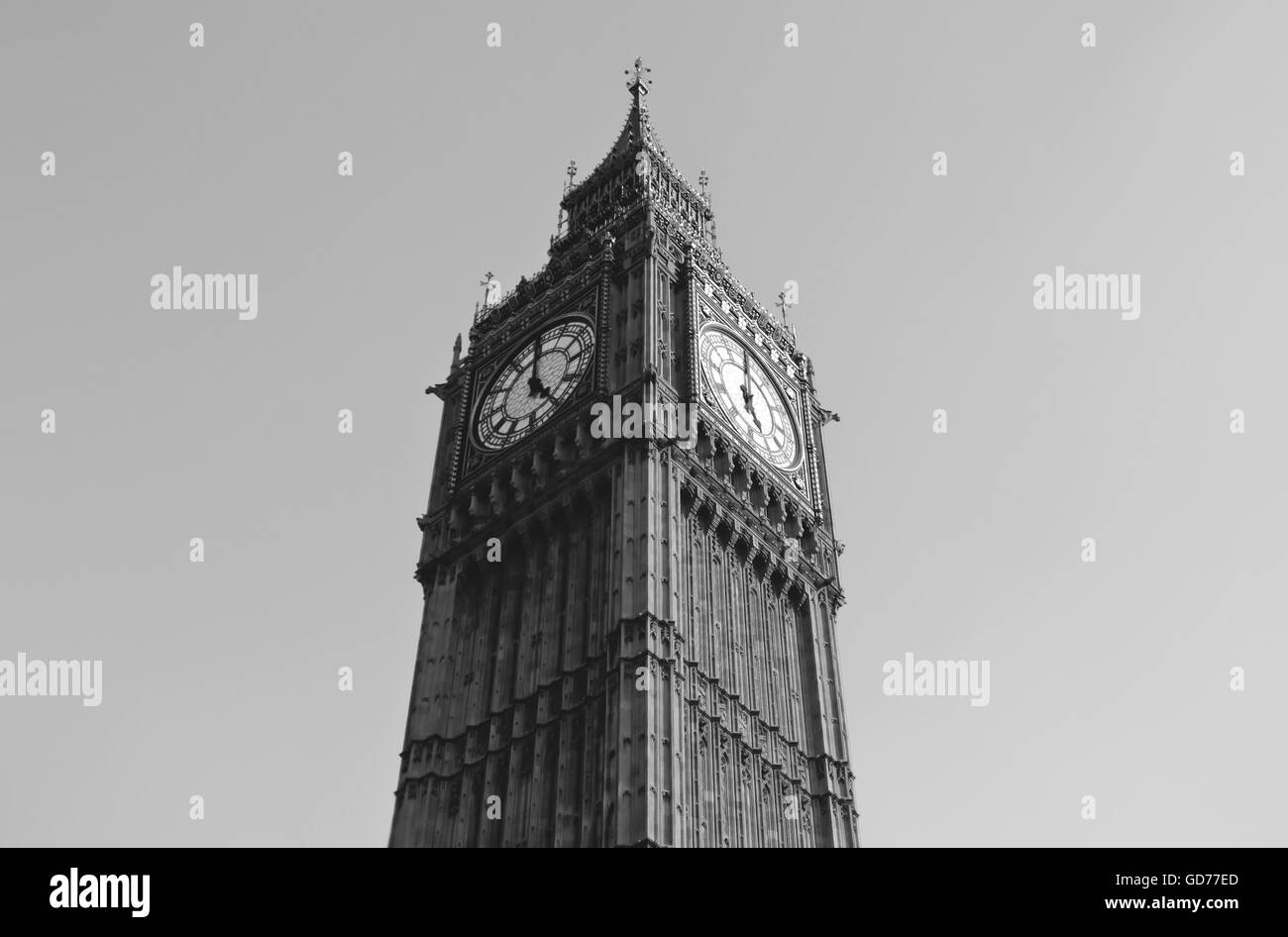 Der Londoner Big Ben bei Tageslicht Stockfoto