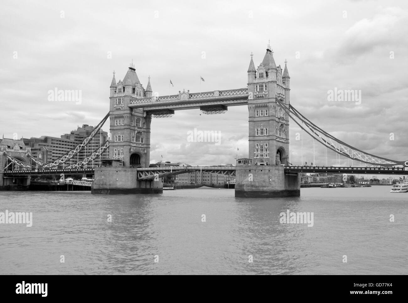 Die London Bridge-Blick Stockfoto