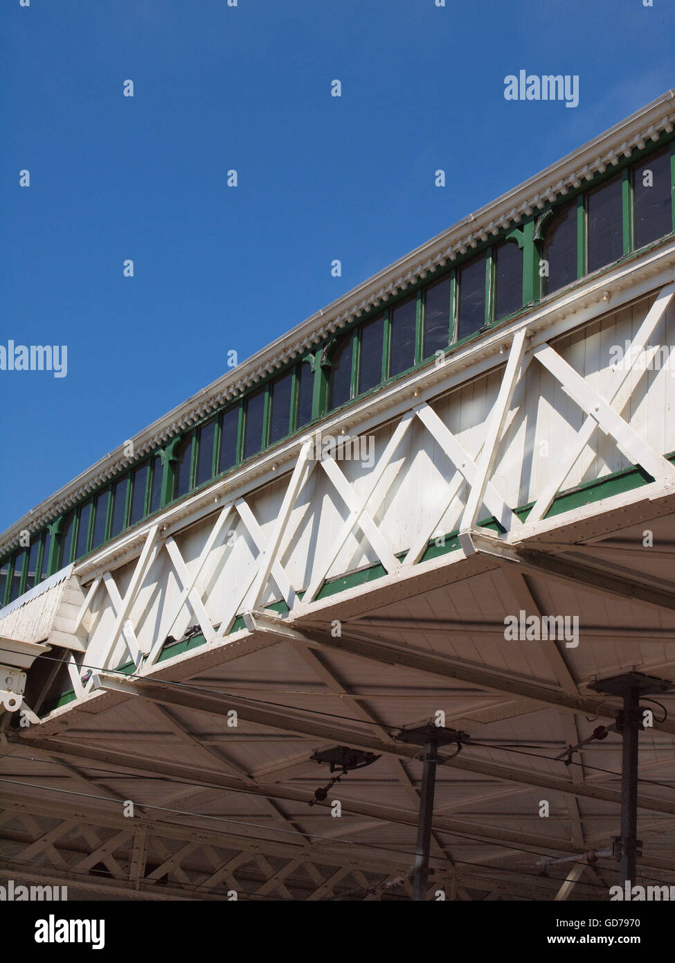 Tynemouth Bahnhof ist ein Klasse-11 s-Station und eines der schönsten Beispiele der viktorianischen Seestadt Bahnhof Stockfoto