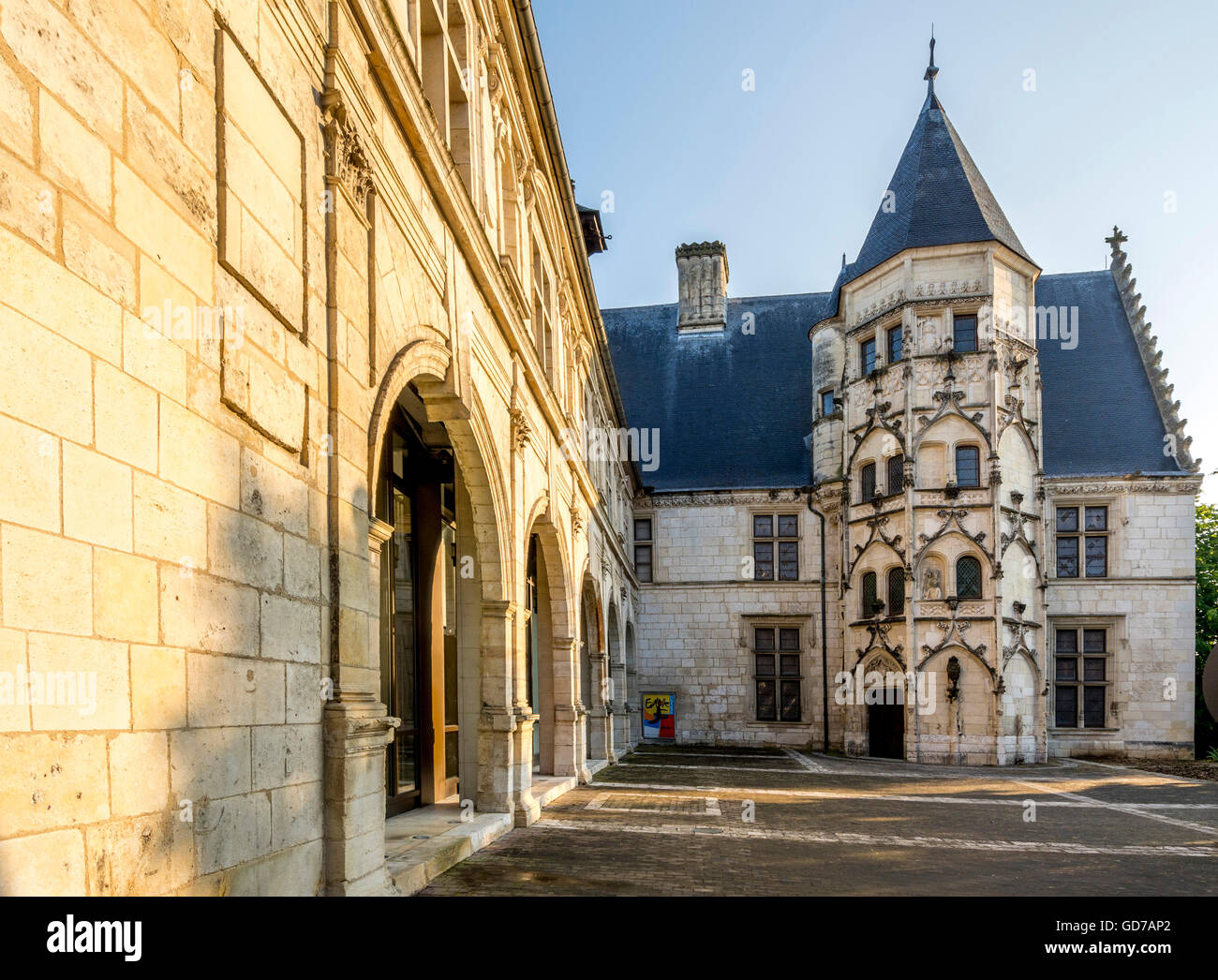 Bourges Europäische Kulturhauptstadt 2028, Hotel des Echevins, Museum Esteve, Departement Cher, Centre-Val de Loire, Frankreich, Europa Stockfoto