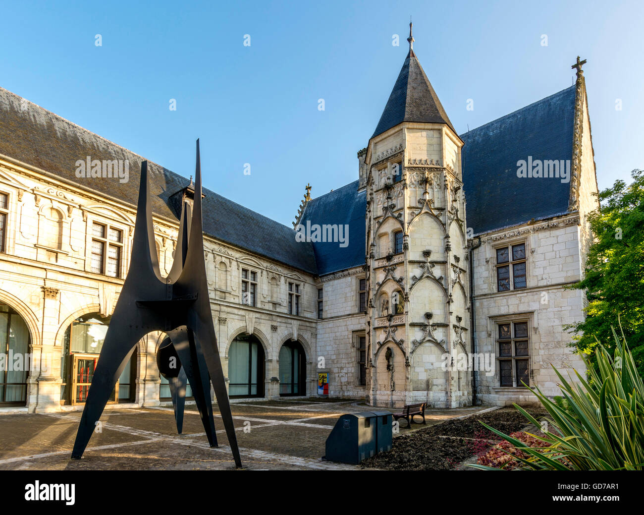 Bourges Europäische Kulturhauptstadt 2028, Hotel des Echevins, Museum Esteve, Departement Cher, Centre-Val de Loire, Frankreich, Europa Stockfoto