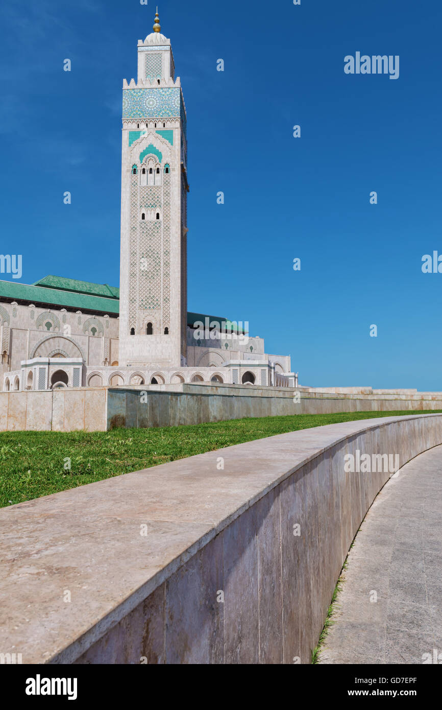 Große Moschee Hassan II in Casablanca, Marokko. Stockfoto