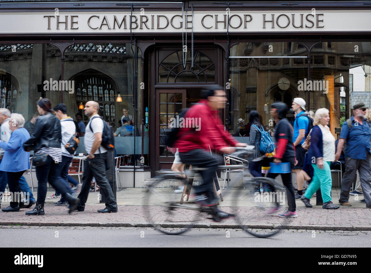 Außenseite des Cambridge Chop House, Cambridge, England, UK Stockfoto