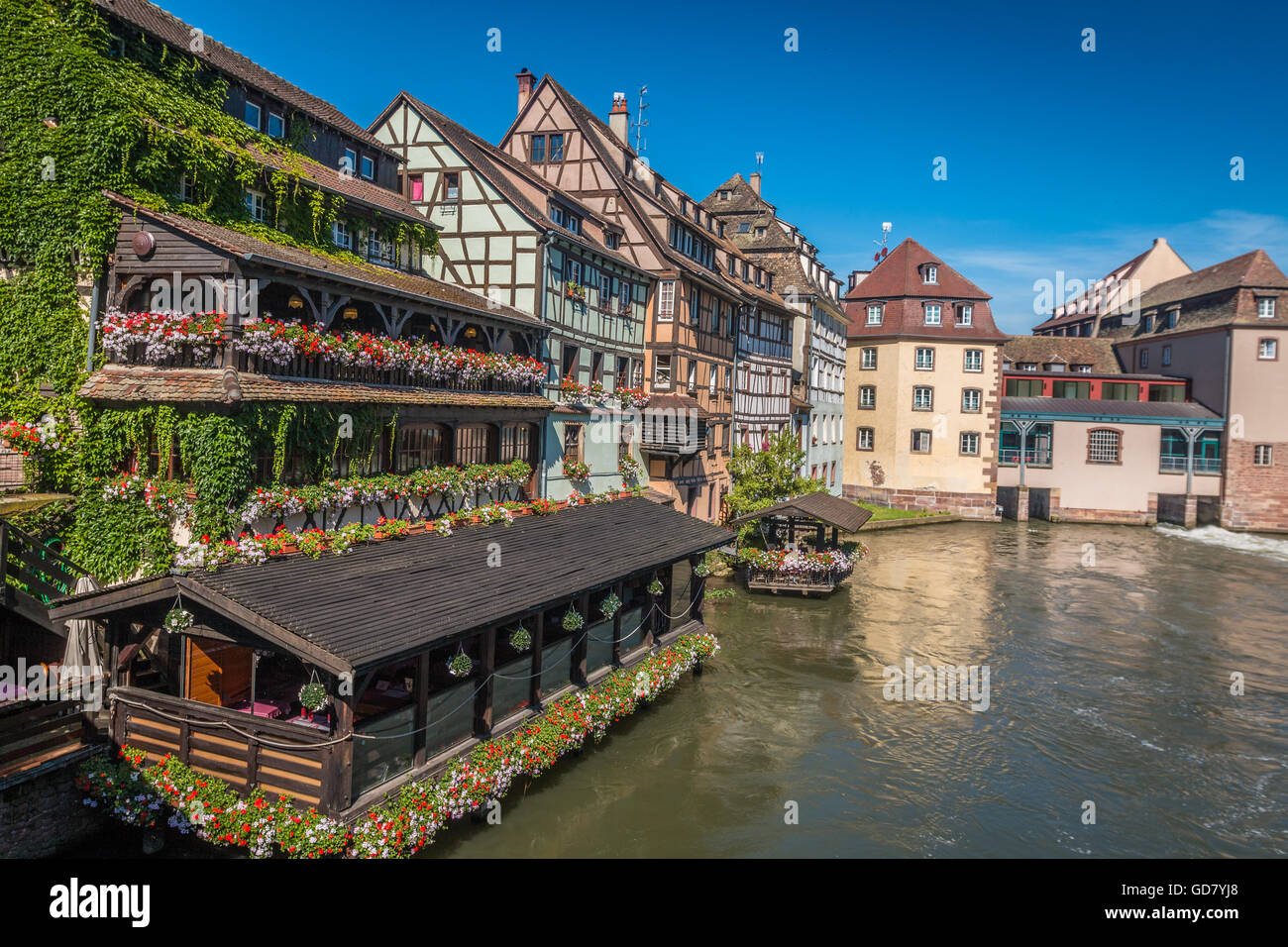 Petite France-Viertel in Straßburg Frankreich Stockfoto