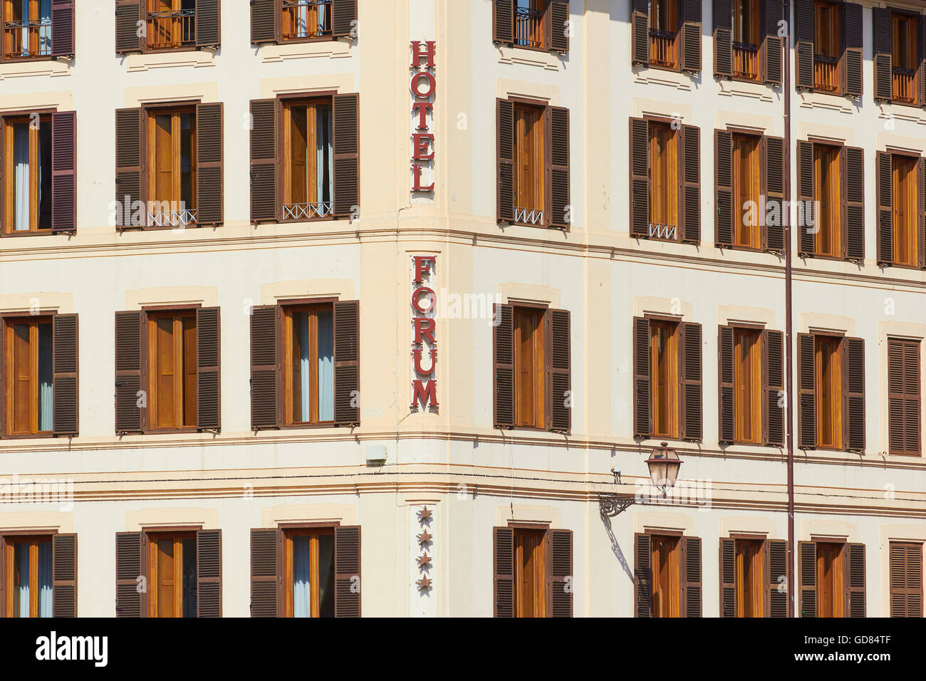 Vier-Sterne-Hotel Forum Rom Latium Italien Europa Stockfoto