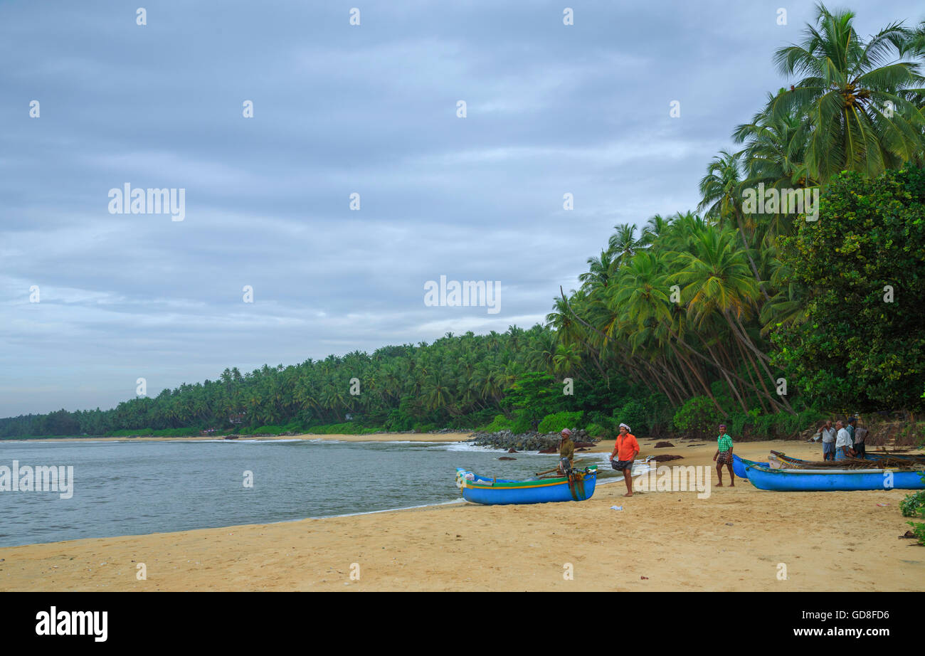 Kannur Beach (North Kerala - Indien) Stockfoto