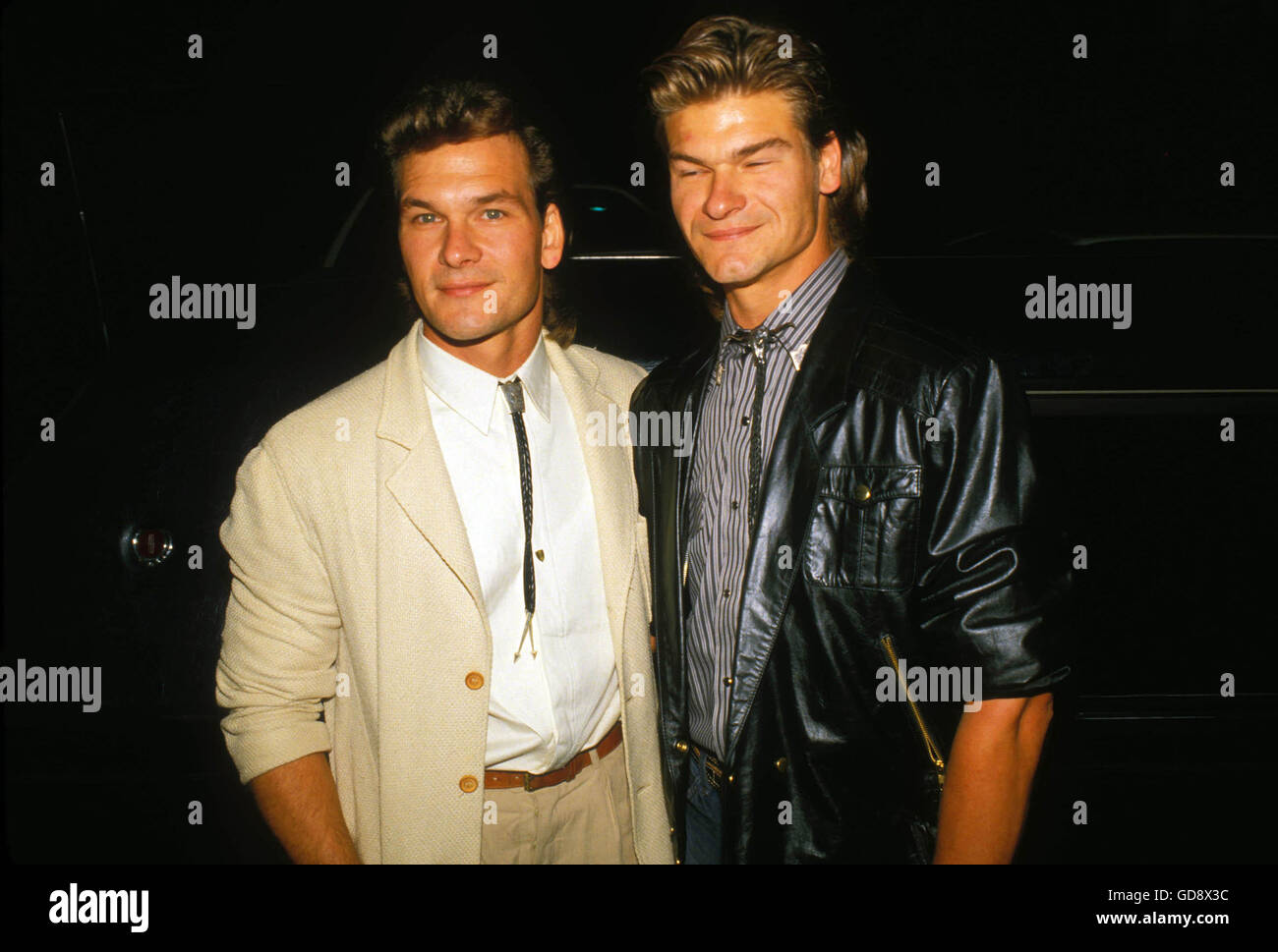 Patrick Swayze mit Bruder Don Swayze 1987. 6. März 2008