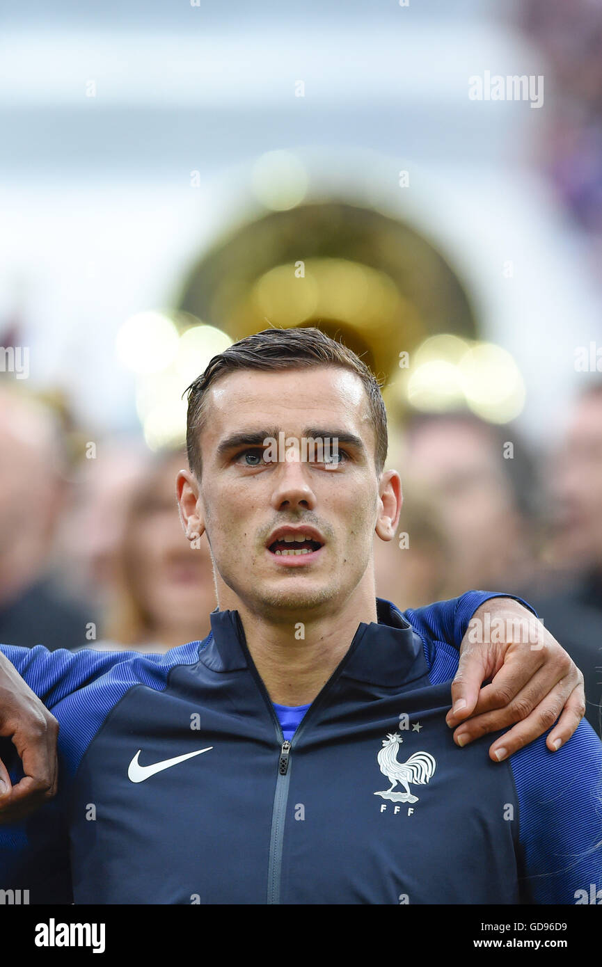 Antoine Griezmann Frankreich 10 Juli 2016 Fussball Uefa Euro Frankreich 2016 Finale Portugal 1 0 Frankreich Im Stade De France Saint Denis Frankreich C Aicfoto Aflo Alamy Live Nachrichten Stockfotografie Alamy
