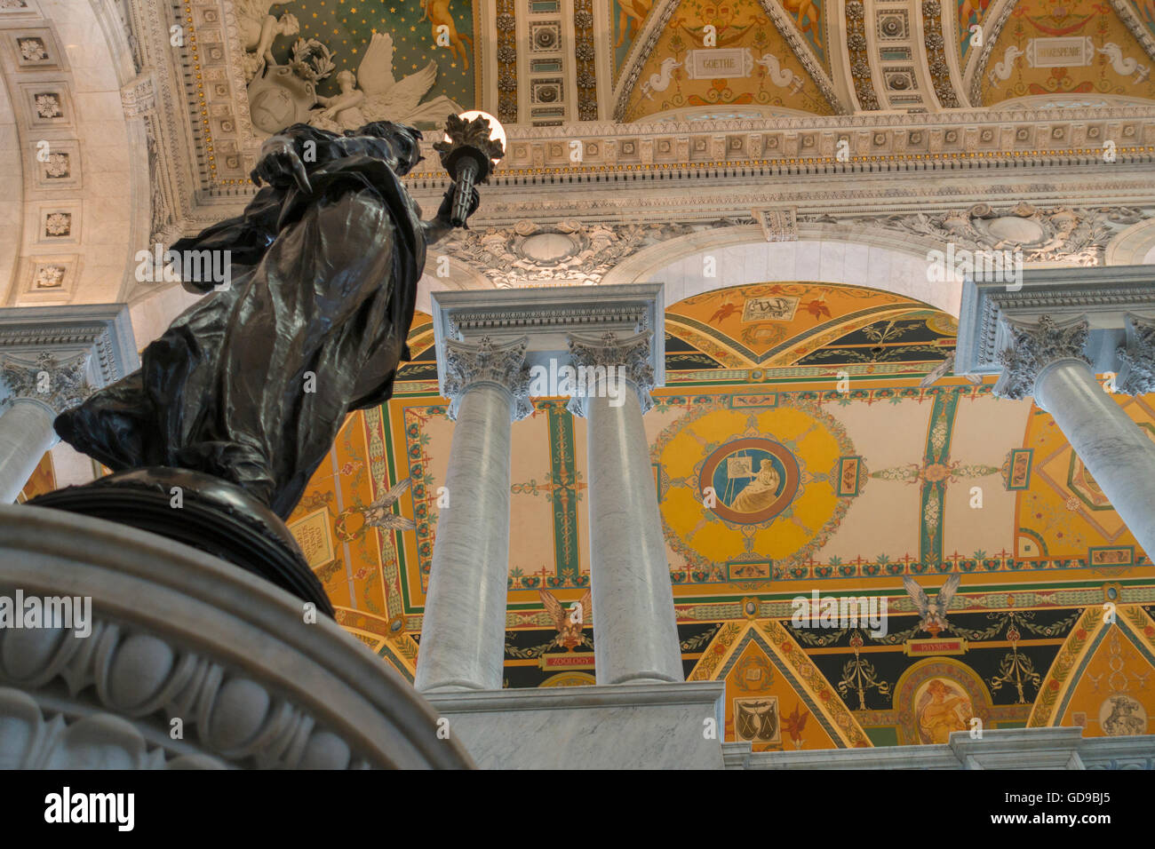 Library of Congress Washington DC Stockfoto