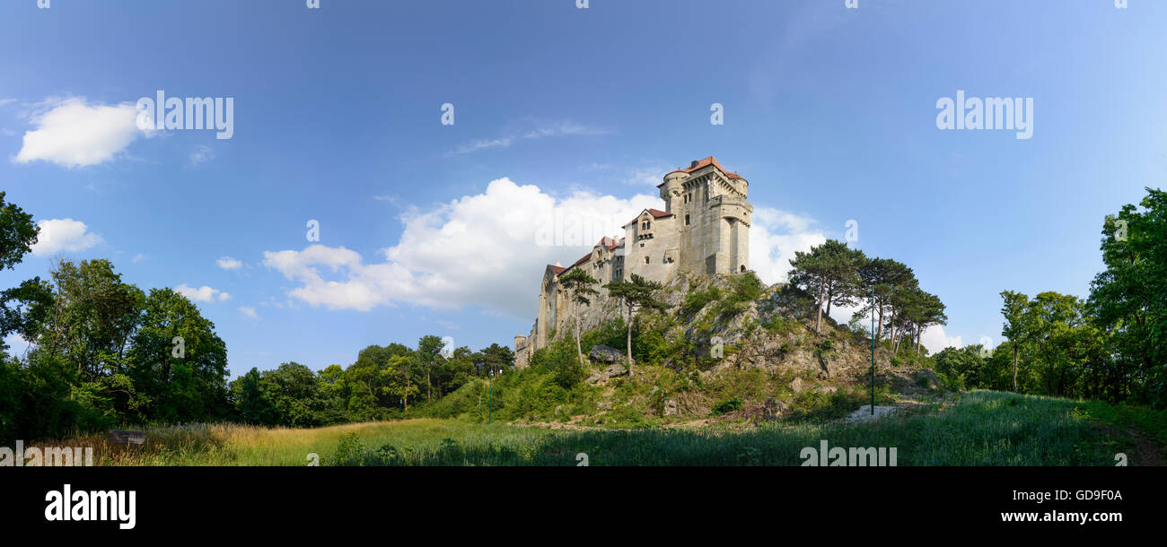 Maria Enzersdorf: Burg Liechtenstein, Naturpark Föhrenberge, Österreich, Niederösterreich, untere Österreich, Wienerwald, Wien W Stockfoto