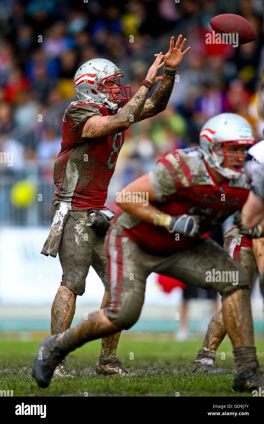American Football Team Österreich Vs Augustana Vikings spielen in der