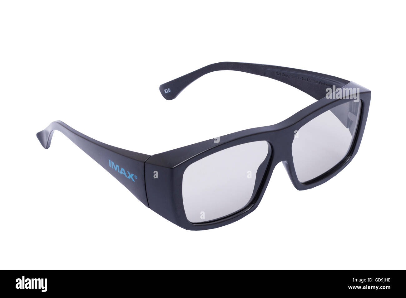Imax 3d Kino Brille auf weißem Hintergrund Stockfotografie - Alamy