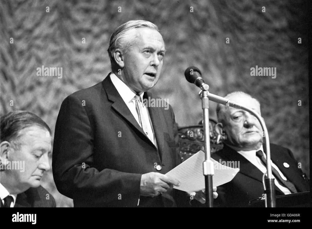 Premierminister Harold Wilson Stockfoto