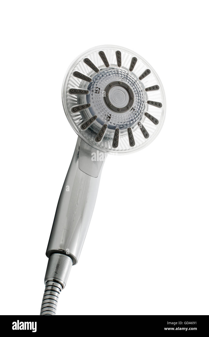 Duschkopf, Isolated on White Background Stockfoto