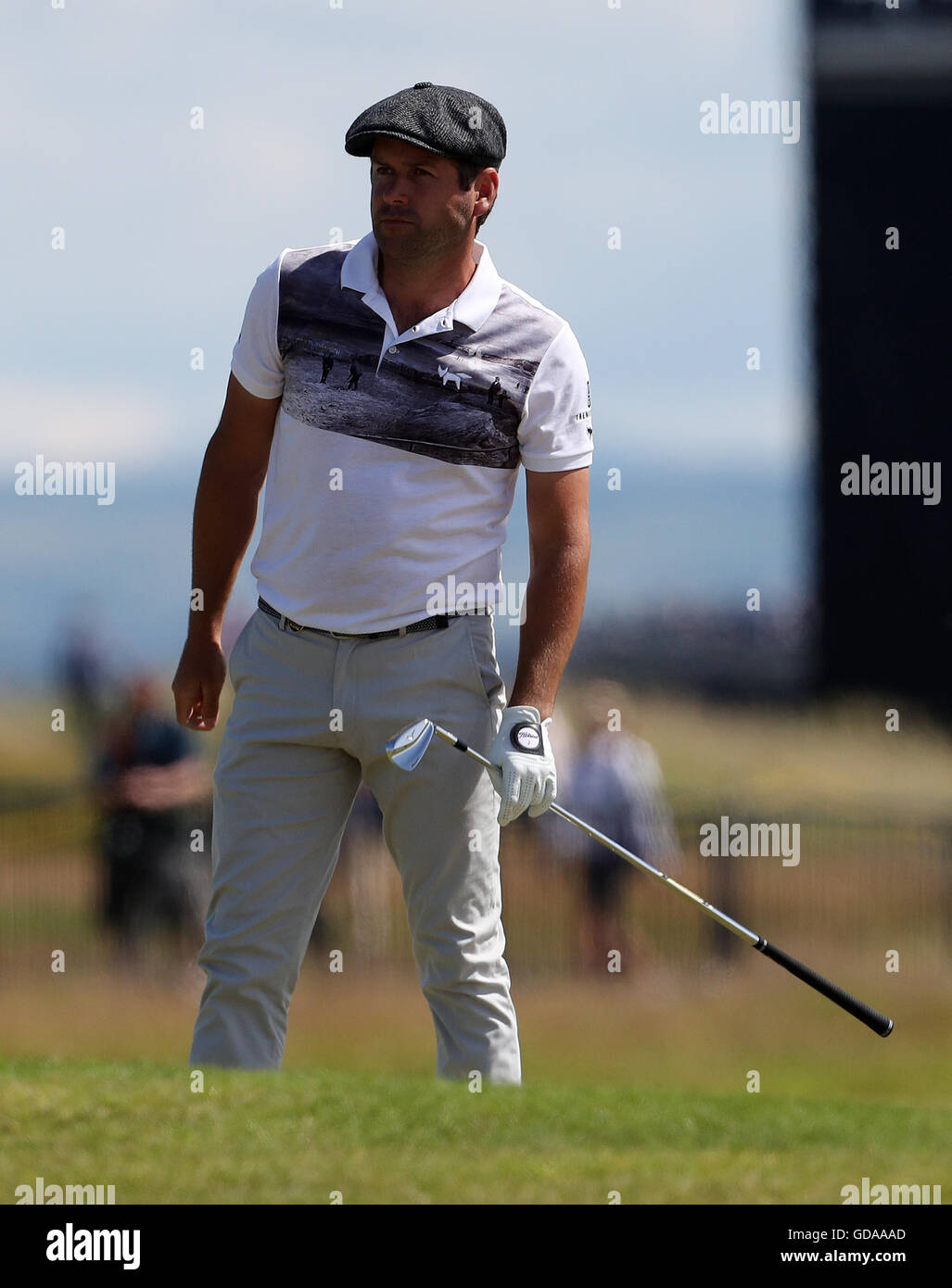 Englands Robert Rock während eines der The Open Championship 2016 im Royal Troon Golf Club, South Ayrshire. Stockfoto