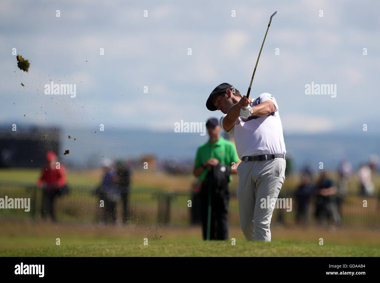Englands Robert Rock während eines der The Open Championship 2016 im Royal Troon Golf Club, South Ayrshire. Stockfoto