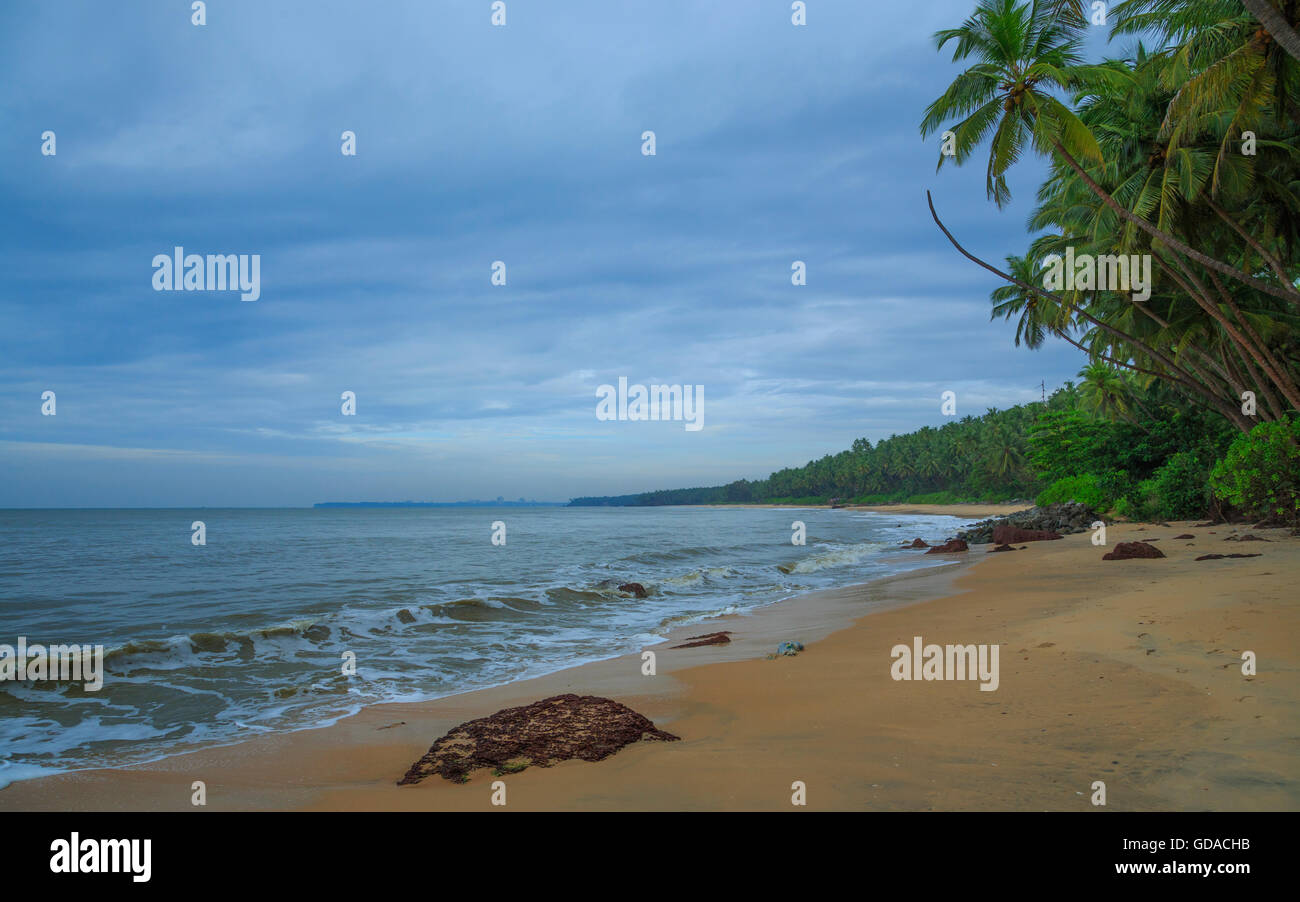 Kannur Beach (North Kerala, Indien) Stockfoto