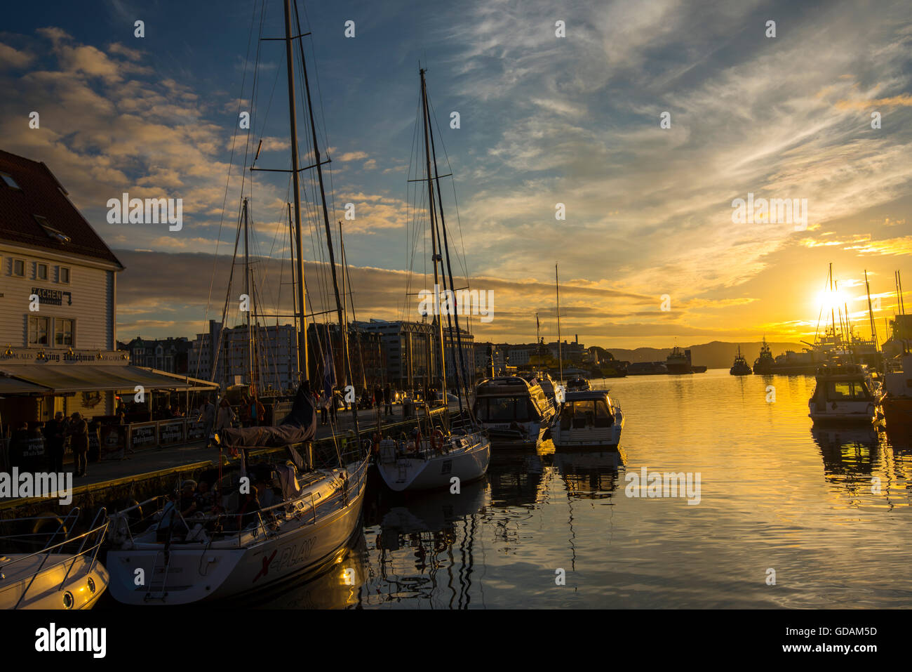 Bergen, Norwegen, 2017 Stockfoto