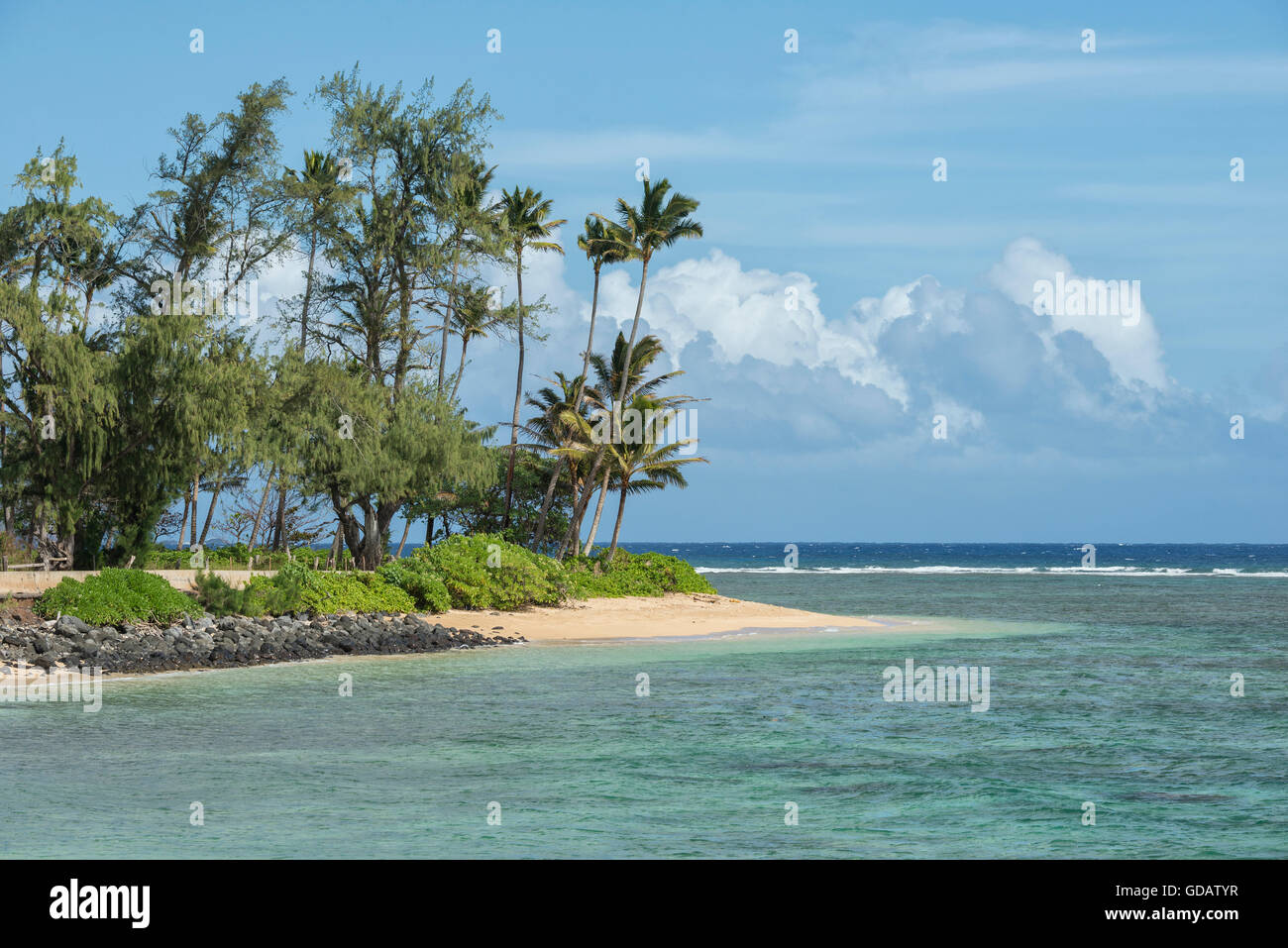 USA, Hawaii, Molokai, Strand Stockfoto