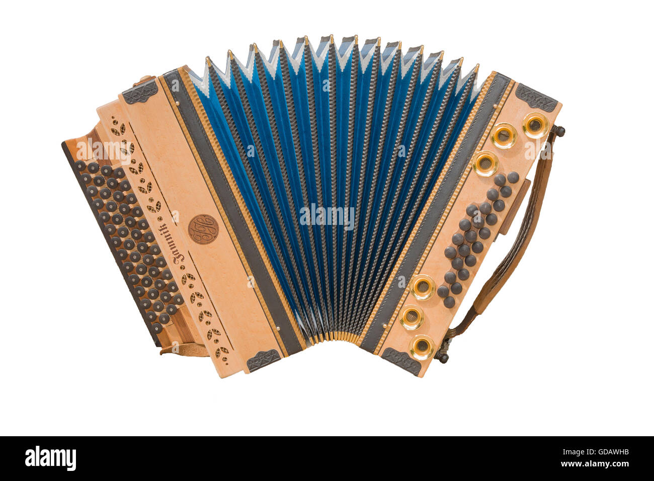 Deutschland, Bayern, Oberbayern, Berchtesgadener, Berchtesgaden, Musik, Instrument, Werkzeug, Volksmusik, Tasten, Tastatur, Konzert Stockfoto