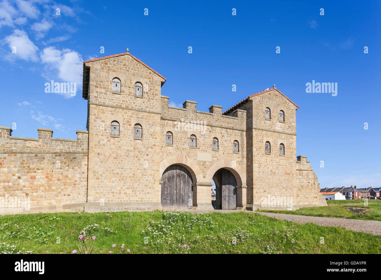 England, Tyne und Abnutzung, South Shields, Arbeia römisches Fort und Museum Stockfoto