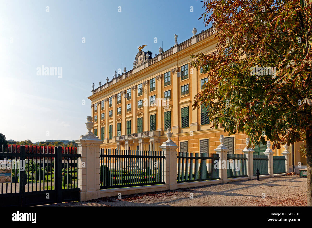 Schloss Schönbrunn, der Kronprinzengarten Stockfoto