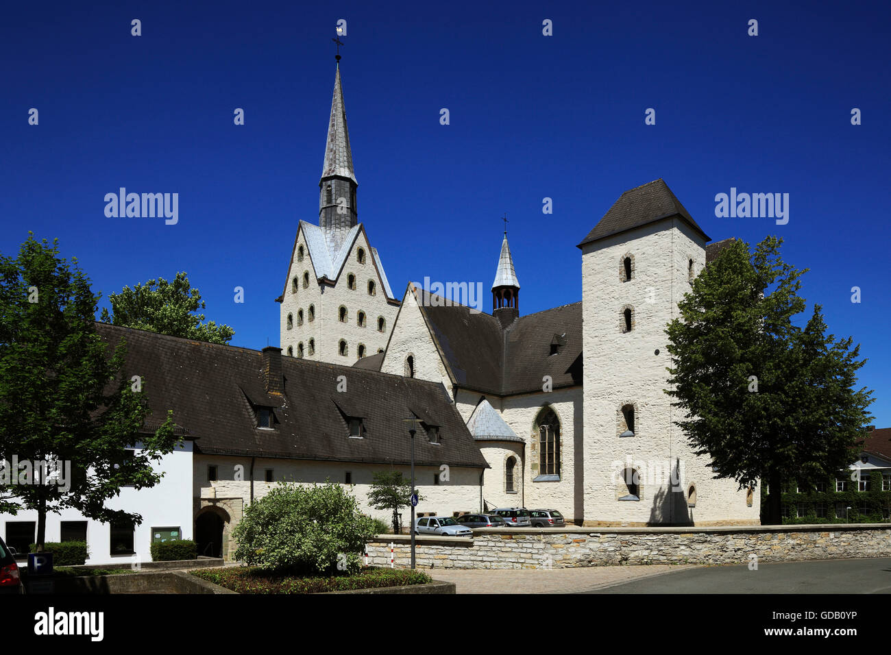 Kirche St. Cyriakus in Geseke, Nordrhein-Westfalen Stockfoto