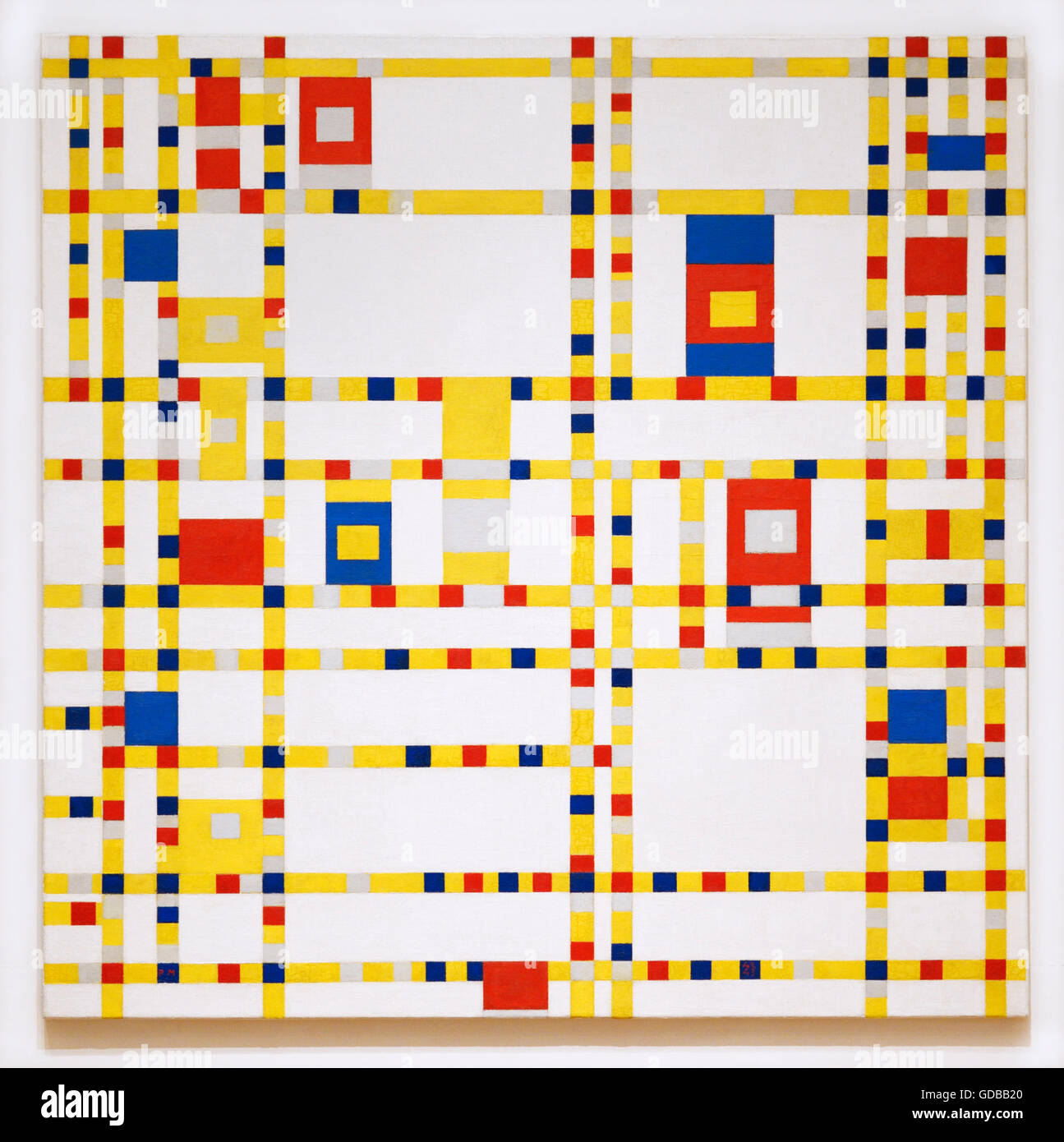 Broadway Boogie-Woogie, 1942 / 43, Piet Mondrian Stockfoto