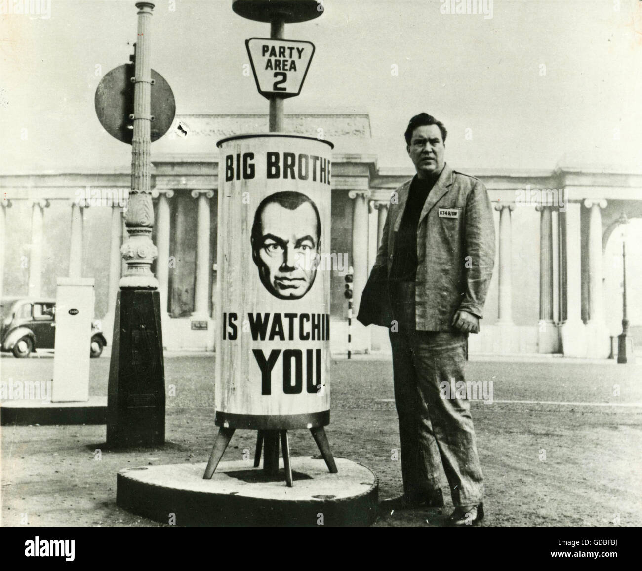 FILM 1984 (1956, Michael Anderson) Edmond O'Brien (Winston Smith) Stockfoto