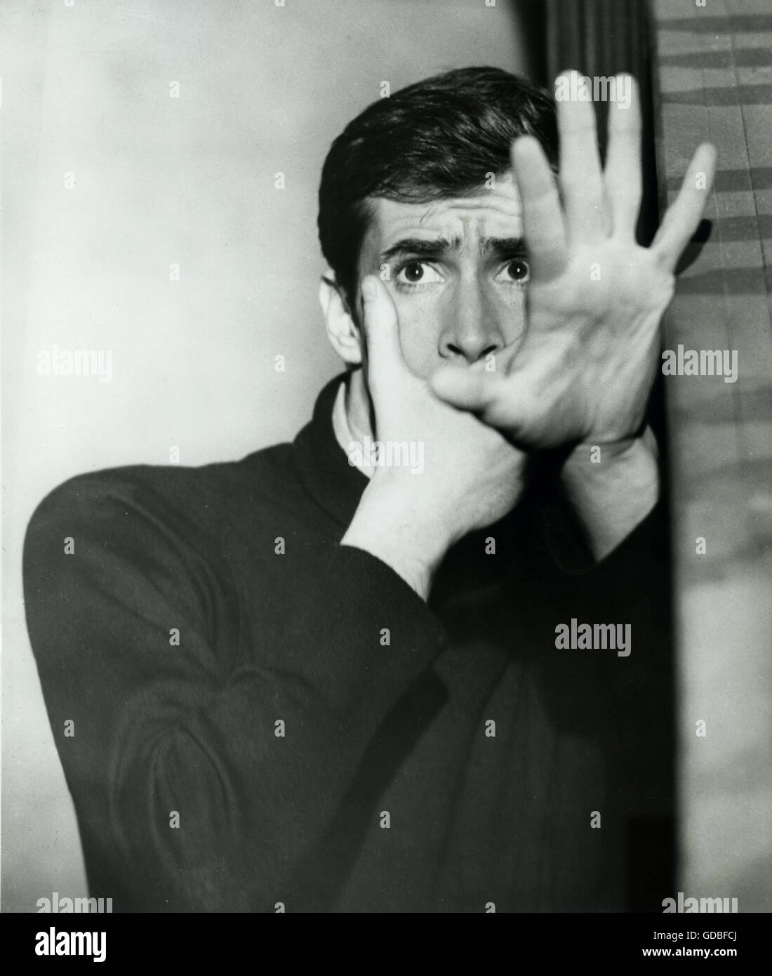 FILM Psycho (1960, Alfred Hitchcock) Anthony Perkins (Norman Bates) Stockfoto