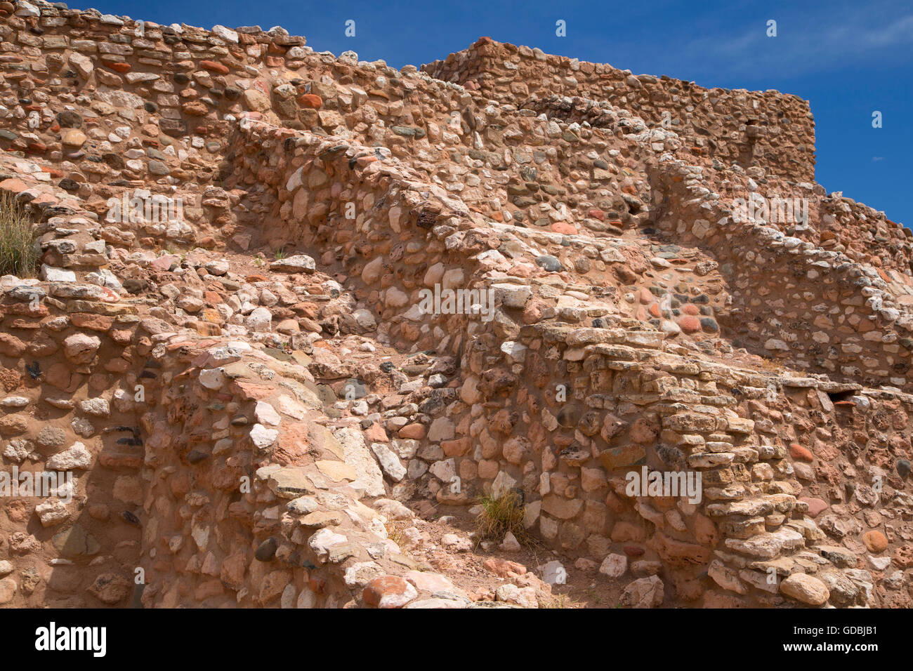 Tuzigoot Pueblo-Ruinen, Tuzigoot National Monument, Arizona Stockfoto