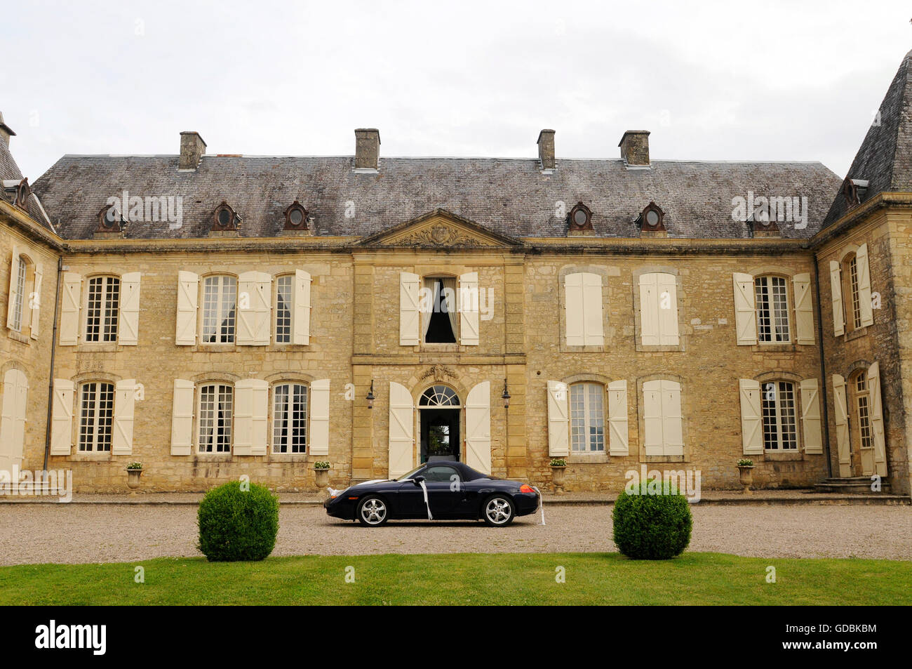 Schloss in der Dordogne Stockfoto