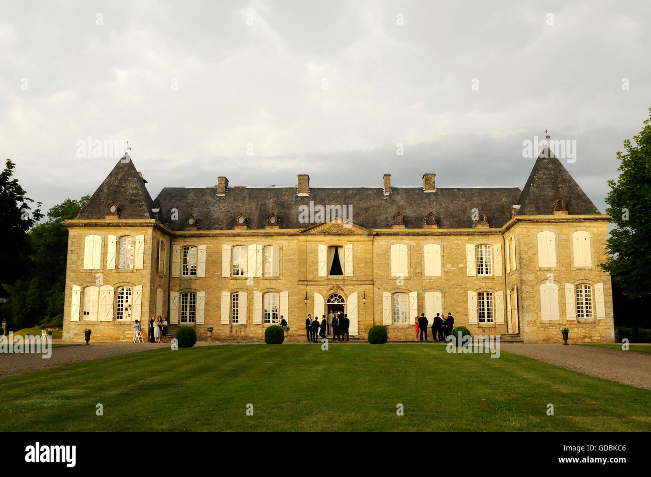 Schloss in der Dordogne Stockfoto