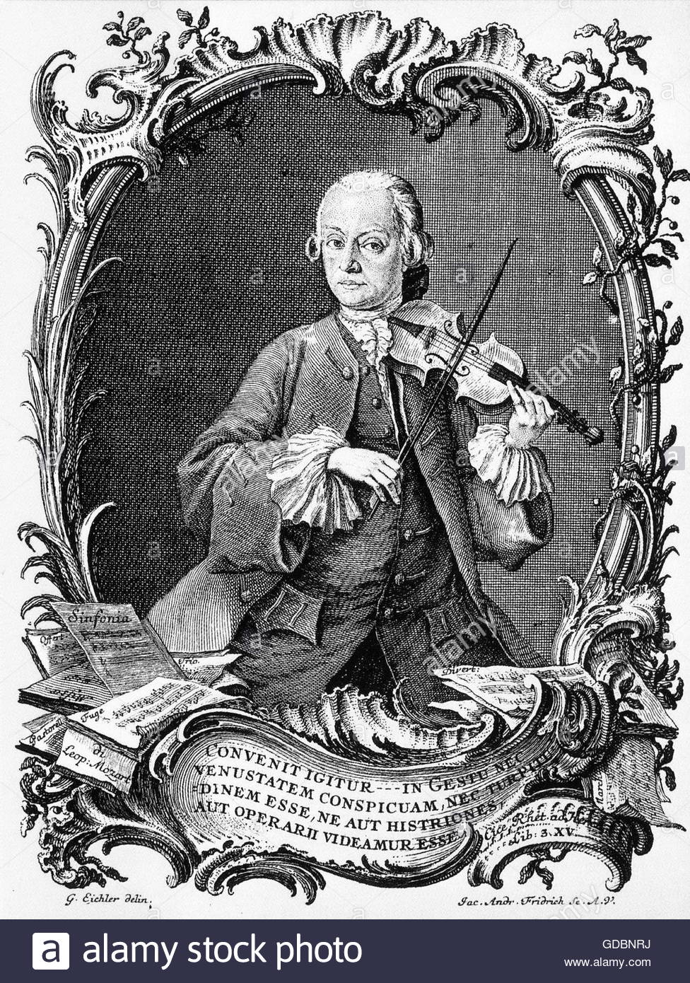 Wolfgang Amadeus Mozart Leopold Stockfotos & Wolfgang Amadeus Mozart