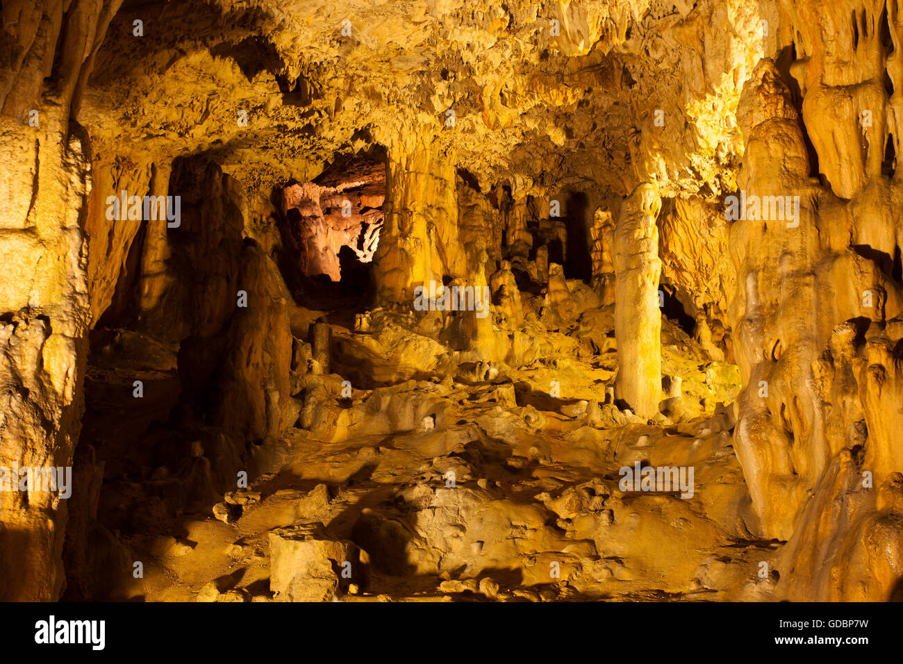 Stalaktiten Höhle, Rudine, Krk, Kroatien, Kvarner Bucht, Adria, Kroatien Stockfoto