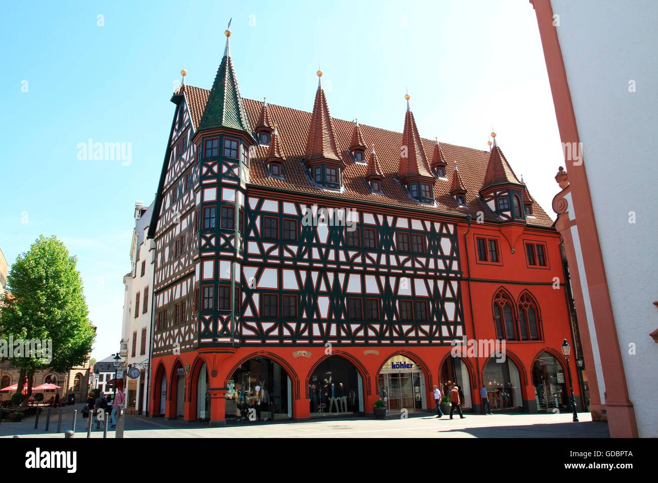 Altstadt, Fulda, Hessen, Deutschland Stockfoto